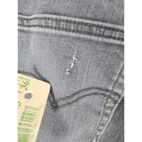 Levi's 511 Men's Jeans 32x34 (32") Black Denim Slim Straight Pockets Mid Rise - Picture 8 of 14